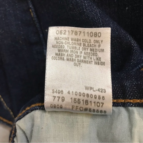 Levi's 515 Boot Cut  Dark wash jeans  size 8S - Picture 11 of 11